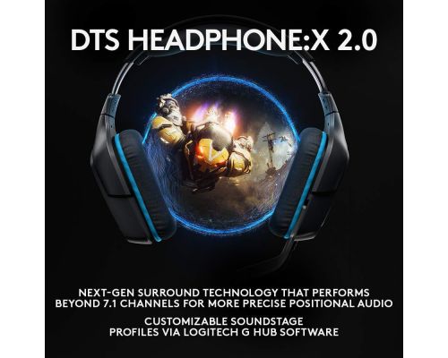 Геймърски слушалки Logitech G432, Микрофон, Черни, image _ab__is.image_number.default