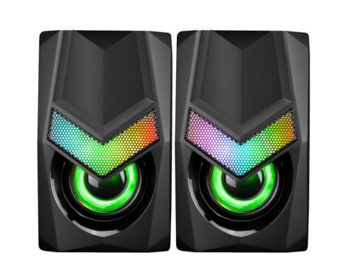 Marvo Gaming Speakers 2.0 6W Rainbow backlight - MARVO-SG-118, image , 2 image