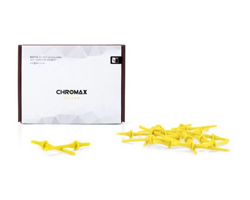 Noctua Fan Slics 20pcs - NA-SAV2 chromax yellow, image , 2 image