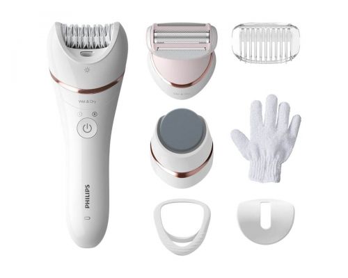 PHILIPS Epilator series 8000 wet&dry legs and body 7 attachments, image 