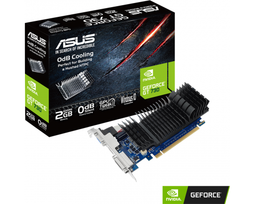Видео карта ASUS GeForce GT 730 2GB GDDR5, low profile, image 
