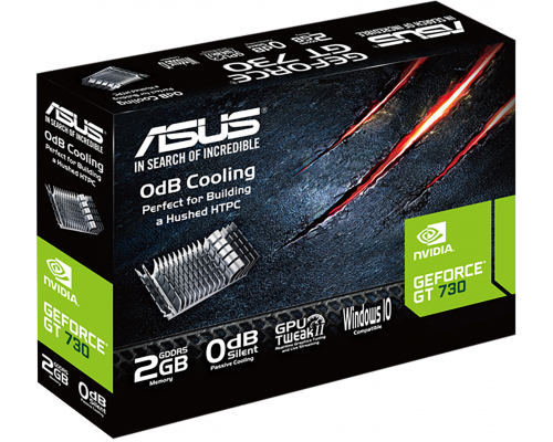 Видео карта ASUS GeForce GT 730 2GB GDDR5, low profile, image _ab__is.image_number.default