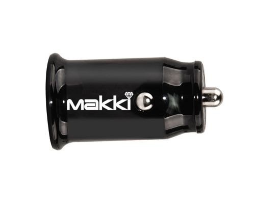 Makki Fast Charger Car - Type-C + USB QC3.0  20W - MAKKI-CC20W02-BK, image , 5 image