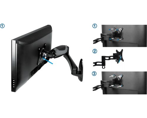 Arctic Стойка за монитор за стена WALL Mount Monitor W1-3D - AEMNT00032A, image _ab__is.image_number.default