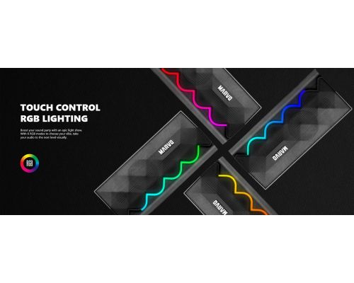 Marvo Gaming Speakers 2.0 6W Bluetooth RGB - MARVO-SG-269, image , 5 image