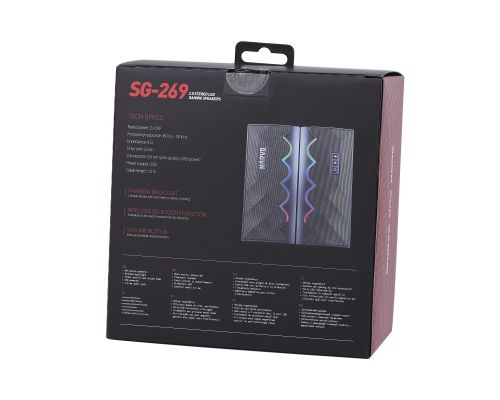 Marvo Gaming Speakers 2.0 6W Bluetooth RGB - MARVO-SG-269, image , 10 image