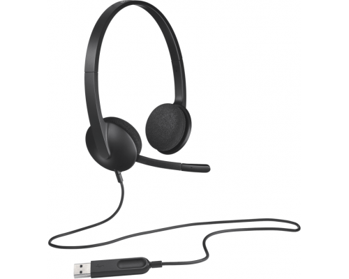 Headphones Logitech H340, USB, image , 5 image