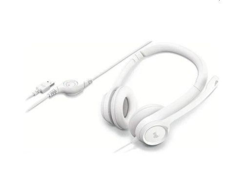 Headphones Logitech H390, USB, White, image , 2 image