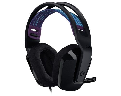 Геймърски слушалки Logitech G335, Микрофон, Черни, Цвят: Черен, image _ab__is.image_number.default