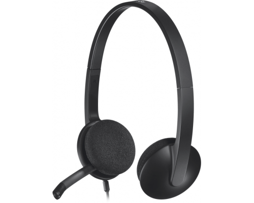 Headphones Logitech H340, USB, image 