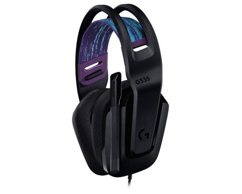 Геймърски слушалки Logitech G335, Микрофон, Черни, Цвят: Черен, image _ab__is.image_number.default