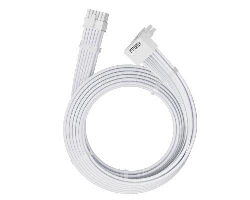 1stPlayer модулен кабел Custom Sleeved Modding Cable White - PCIe 5.0 12VHPWR M/M - FM2-B-WH, image _ab__is.image_number.default