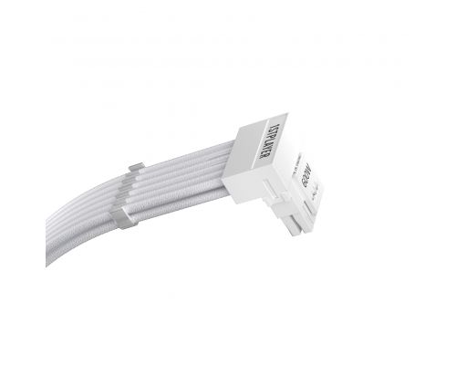 1stPlayer модулен кабел Custom Sleeved Modding Cable White - PCIe 5.0 12VHPWR M/M - FM2-B-WH, image _ab__is.image_number.default
