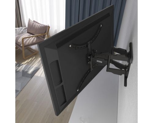 Стойка за TV Hama FULLMOTION, 229 см (90") до 50 кг, напълно мобилна, 220837, image _ab__is.image_number.default