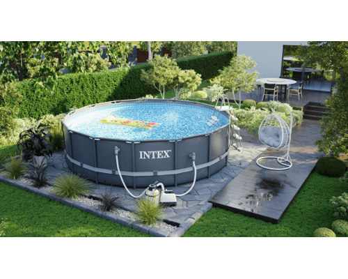 Intex Ultra Frame 26326NP, 488 x 122 cm, Above Ground Pool with Filter Pump, image , 3 image