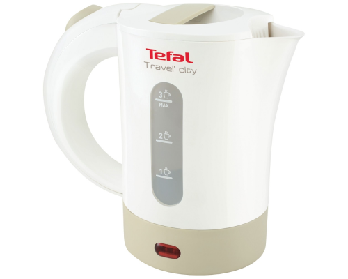 Tefal KO120130 TRAVEL CITY2 0.5L white & grey, 2 cups, travel bag, spoon, image 
