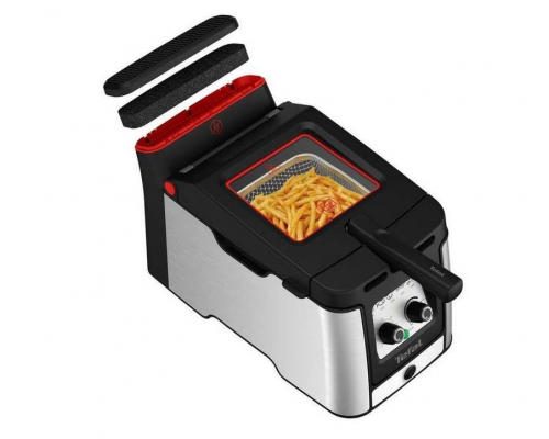 Tefal FR600D10, CLEAR DUO (ODORLESS), 1.2kg (3.5L), 2000W, adjustable temp & timer (30min), removable bowl, cool touch, on/off, image _ab__is.image_number.default