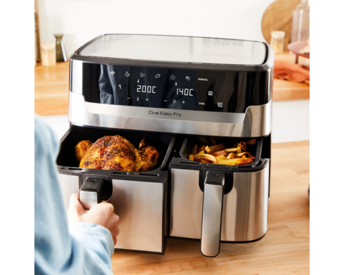 Tefal EY905D10 DUAL EASY FRY & GRILL SS EU, image , 3 image