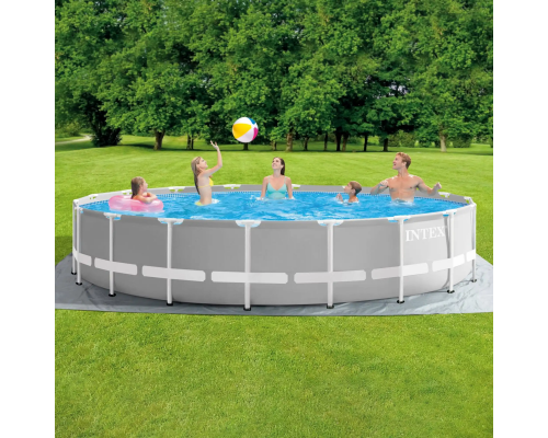 Intex Prism Frame Premium, 549 x 122 cm, Above Ground Pool with Filter Pump, 26732NP, image _ab__is.image_number.default