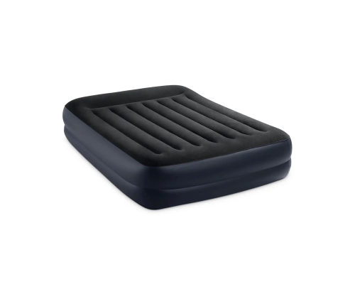 Intex Pillow Rest Raised Air Mattress 152 x 203 x 42 cm, with integrated pump, 64124ND, image 