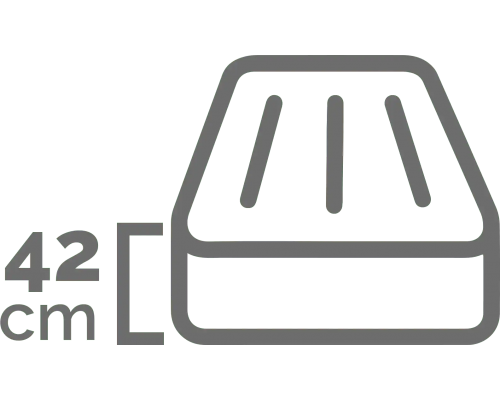 Intex Pillow Rest Raised Air Mattress 152 x 203 x 42 cm, with integrated pump, 64124ND, image , 7 image