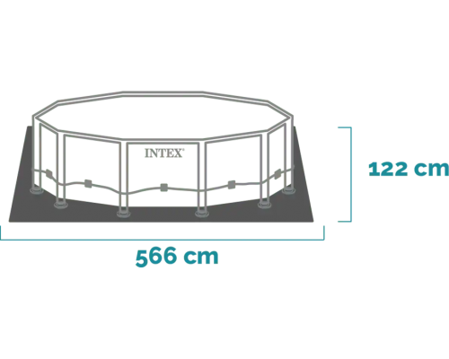 Intex Prism Frame Premium, 549 x 122 cm, Above Ground Pool with Filter Pump, 26732NP, image _ab__is.image_number.default