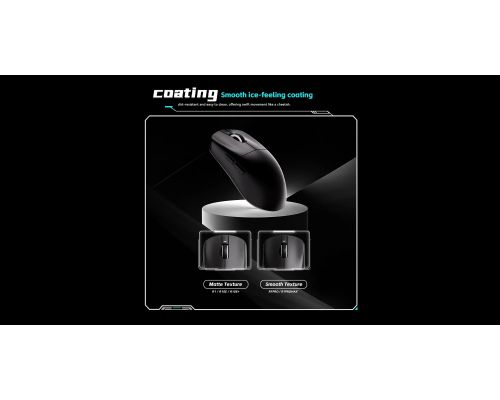 VXE професионална геймърска мишка Wireless Gaming Mouse Dragonfly R1 SE+ - Huano Blue Glow V2, White, image _ab__is.image_number.default