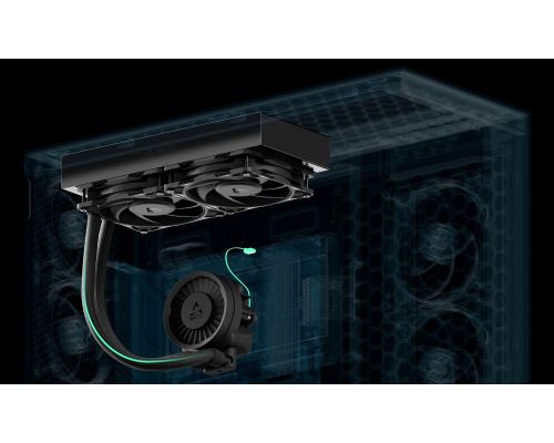 Arctic водно охлаждане Liquid Freezer III 240 Pro Black, image _ab__is.image_number.default