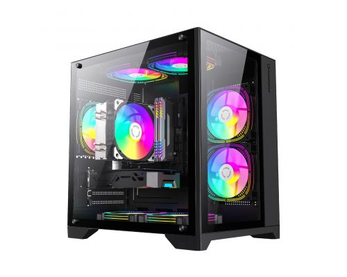 Gamemax Case mATX - Infinity Mini Black, image 