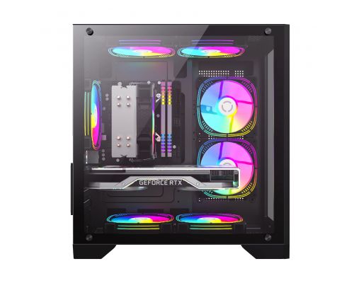 Gamemax Case mATX - Infinity Mini Black, image , 4 image