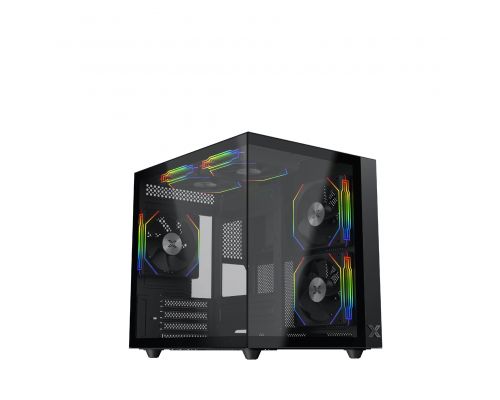 Xigmatek кутия Case mATX - Aqua M Lite - 5 ARGB Fans, image 