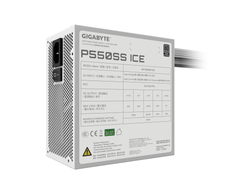 Захранващ блок Gigabyte P550SS ICE 550W 80+ Silver, image _ab__is.image_number.default