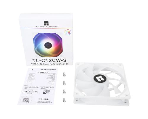 Thermalright вентилатор Fan 120mm - TL-C12CW-S - aRGB, image _ab__is.image_number.default