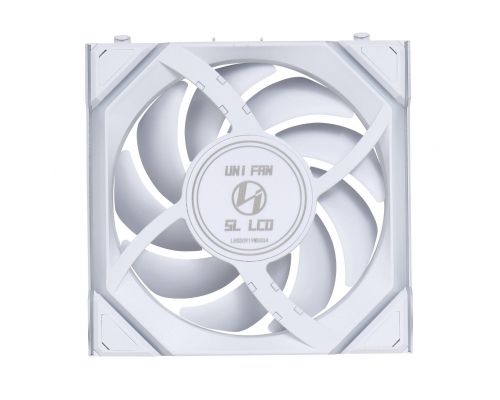 Вентилатор Lian Li UNI FAN SL Wireless LCD Reverse Blade ARGB PWM - 120 mm Бял, image _ab__is.image_number.default