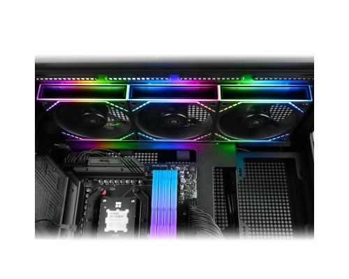 Thermalright Комплект вентилатори Fan Pack 3-in-1 3x120mm - TL-M12Q x 3 - Infinity Mirror, Daisy-Chain, A-RGB, image _ab__is.image_number.default