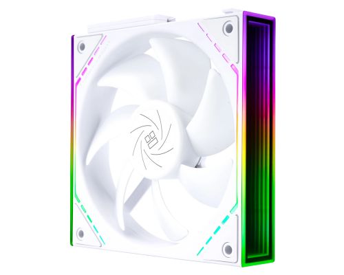Thermalright Fan Pack 3-in-1 3x120mm - TL-M12QW x 3 - White, Infinity Mirror, Daisy-Chain, A-RGB, image , 5 image