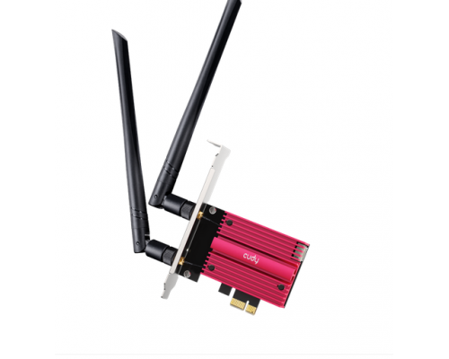 Мрежова карта Cudy WE9300, PCIe, 3-бандов, 5.7 Gbps, 2.8 Gbps, 688 Mbps, WiFi 7, Bluetooth 5.4, image 