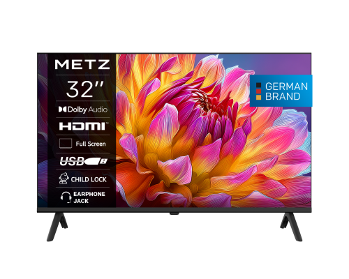 METZ TV 32" DLED HD Ready 1366x768, 2x8W, image 