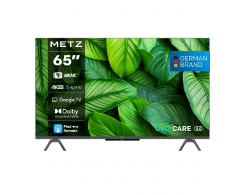METZ TV 65" UHD LED SMART TV, 4K, Google TV, Frameless, image 