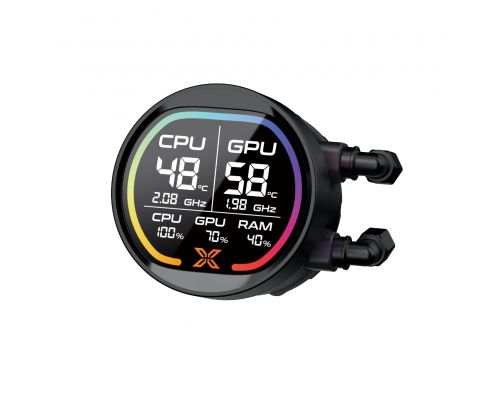 Xigmatek Water Cooling LK Pro 360 Digital - 2.7 inch Digital LCD Display, image , 4 image
