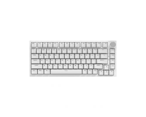 Ajazz геймърска механична клавиатура Gaming Mechanical Keyboard AK820 - Blue Switches [Tactile] (English US), White, Blue Light, image 