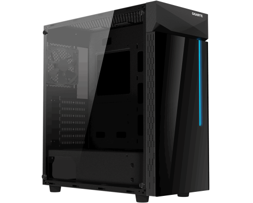 Кутия Gigabyte C200G RGB, Mid Tower, Черна, image 