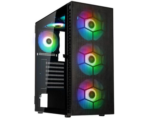 Case Kolink Observatory HF Mesh ARGB TG Mid-Tower Black, image 