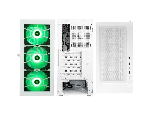 Case Kolink Observatory HF ARGB TG Mid-Tower, White, image , 3 image
