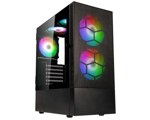 Кутия Kolink Observatory MX Mesh ARGB TG Mid-Tower, Черна, image 