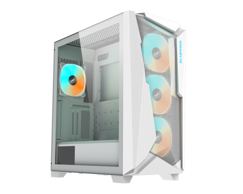 Кутия Gigabyte C301 WHITE V2, TG, Mid-Tower, image 