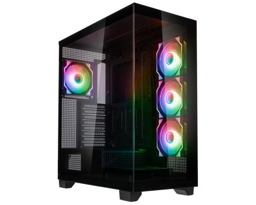 Case Kolink Unity Arena ARGB Showcase, Mid-Tower, Black, image 