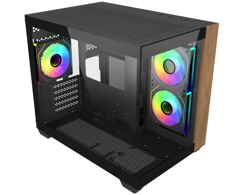 Кутия CoolerMaster Elite 481 Wood - Черна, image _ab__is.image_number.default