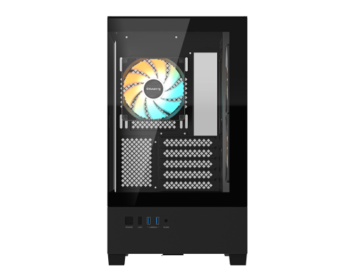 Case GIGABYTE C201 PANORAMIC mATX + 3 ARGB Fans, image , 3 image