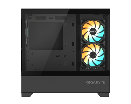 Case GIGABYTE C201 PANORAMIC mATX + 3 ARGB Fans, image , 4 image
